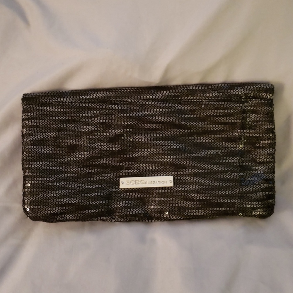 BCBGengeration sequin clutch - Picture 1 of 7